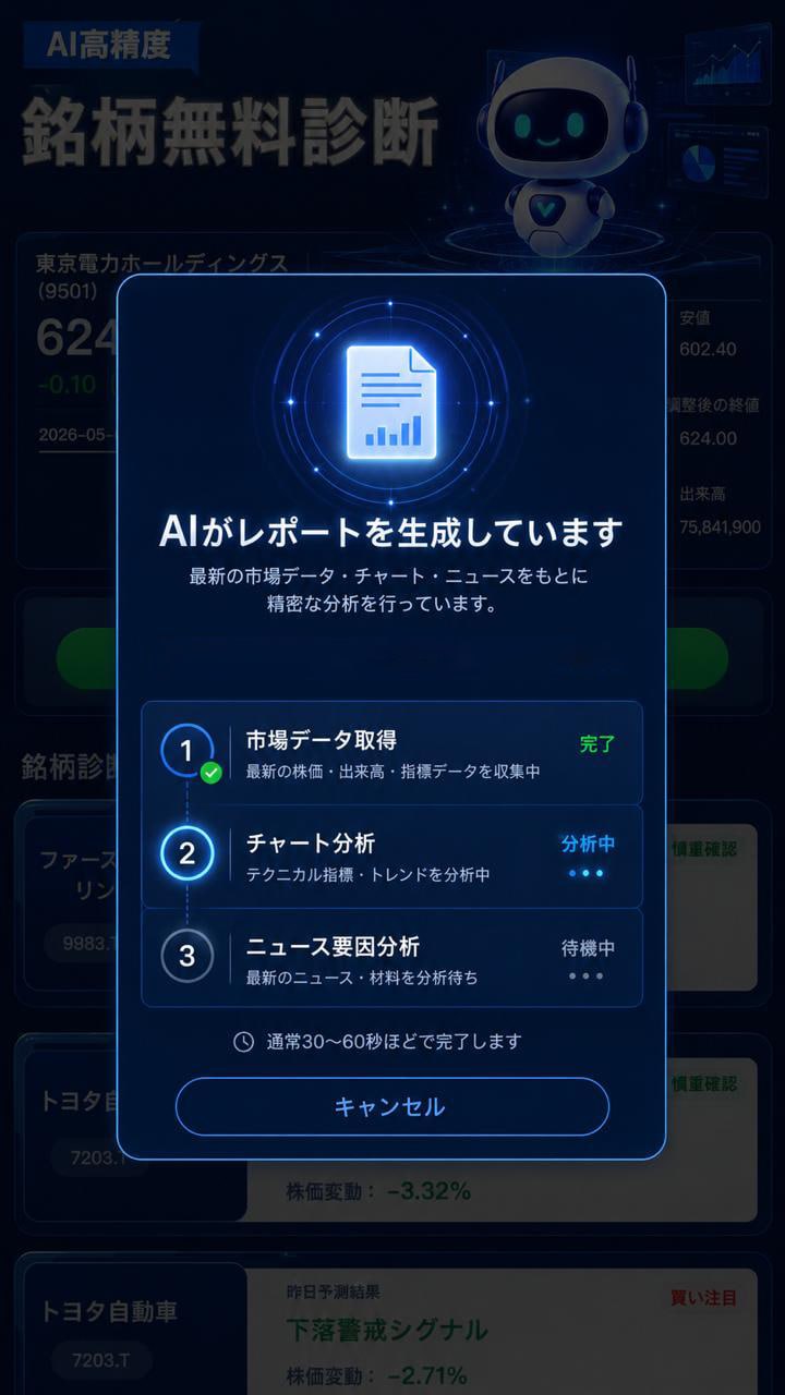レポートを生成しています